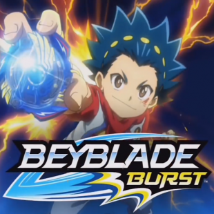 Watch the opening of Beyblade Burst with theme music by Shaun Chasin